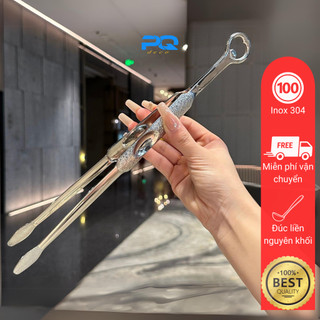 Kẹp thực phẩm kiêm mở nắp chai BBQ thịt nướng đa năng inox 304 GB39