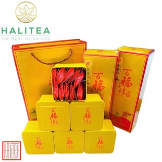 Trà kim tuấn mi hộp thiếc 300g/ 6 hộp/ 60 gói