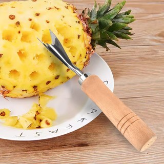 Dụng cụ gắp mắt dứa thần tốc chuôi gỗ