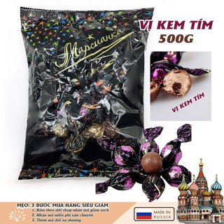 Kẹo socola black beauty hương vị truffle Nhập khẩu Nga 500g