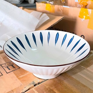 Tô lớn 20x8.5cm - tô sứ hình nón họa tiết giọt nước, tô gốm sứ hàng đẹp giá rẻ