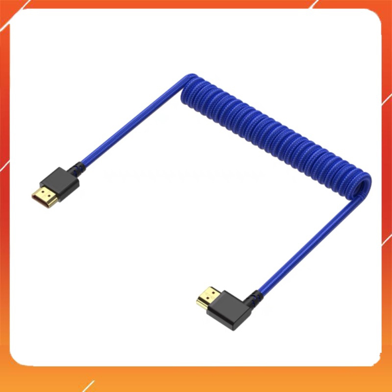 Dây HDMI to HDMI 4K/8K có khuỷu L dài 50cm