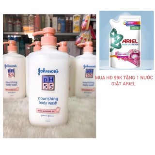 Sữa  tắm Johnson’s PH 5.5/ hạnh nhân chai 750ml