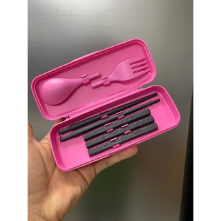 Bộ đũa muỗng nĩa Tupperware, hàng Tupperware Indonesia - Nhựa nguyên sinh