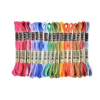 [BẢNG 1 - AIRO LOANG] chỉ thêu cotton airo loang màu