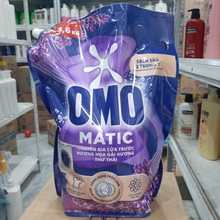 Nước giặt OMO Matic Cửa Trước Khử Mùi Thư Thái 3,6kg