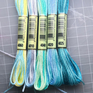[BẢNG 2 AIRO LOANG] chỉ thêu cotton airo loang