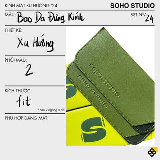 Bao da đựng kính Soho Studio da mềm cao cấp