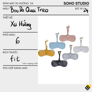Bao kính treo túi có quai tiện lợi thời trang Soho Studio nhiều màu