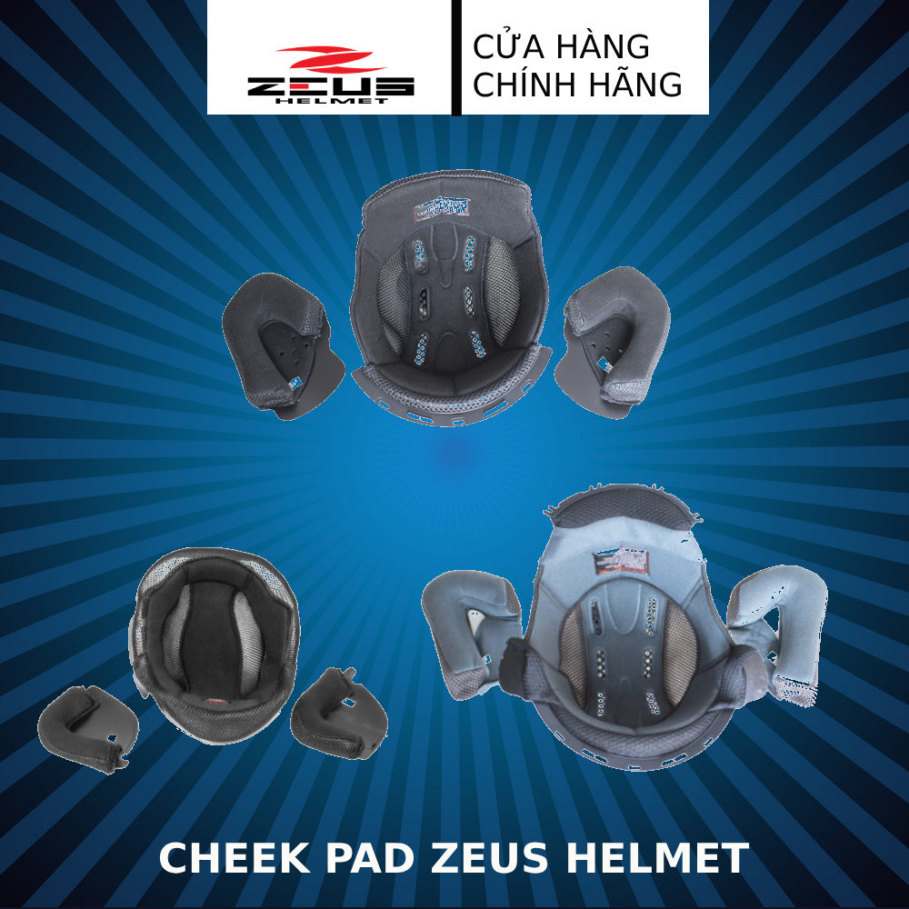 Lót mũ bảo hiểm ZEUS 229A, Lót mũ bảo hiểm ZEUS 205, Lót mũ bảo hiểm ZEUS 613B