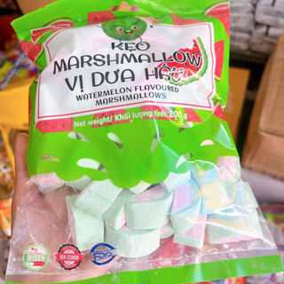 sỉ bịch kẹo mashmallow dưa hấu 200g siêu nhiều