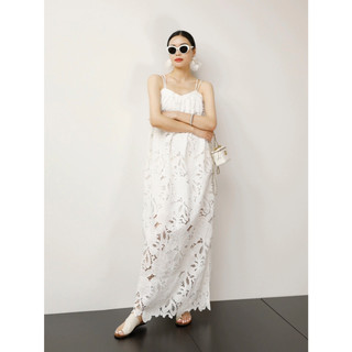Đầm dây treo thêu ren tinh tế phong cách boudoir lãng mạn (0943.140.503) hàng QC VCC1777