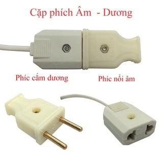 Phích cắm âm, phích cắm điện dương chân chuyên dụng cho lắp nguồn camera wifi
