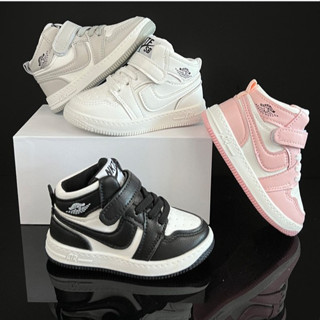 Giày cổ cao 6 màu thời trang cho bé trai bé gái da mềm êm chân phong cách cho bé sz21-30 Giày thể thao cho bé Mã 793