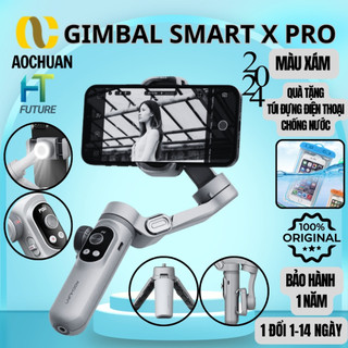 Gimbal Smart X Pro AOCHUAN, gimbal Chống Rung Điện Thoại 3 Trục, Pin 3200mAh