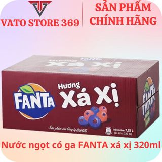 Nước ngọt có ga fanta xá xị lon 320ml
