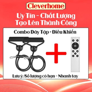 Combo dây tập gym và điều khiển máy rung lắc toàn thân