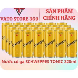 Nước soda schweppes tonic lon 320ml