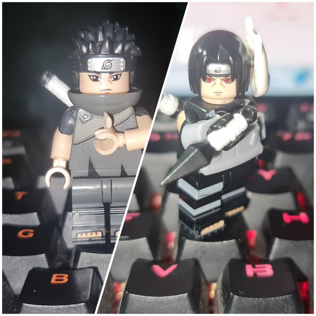 Lego custom nhân vật Itachi (Anbu) và Uchiha Shisui