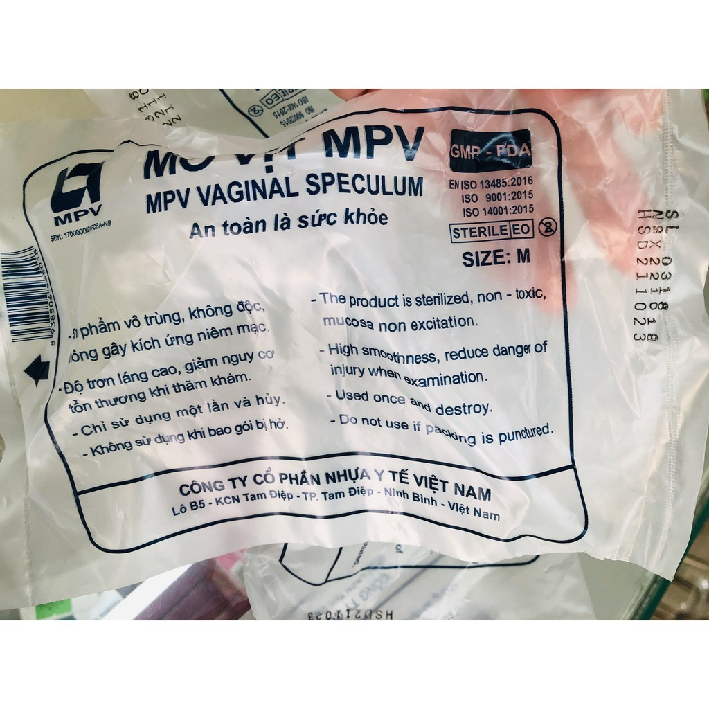Mỏ Vịt Nhựa MPV Khám Phụ Khoa