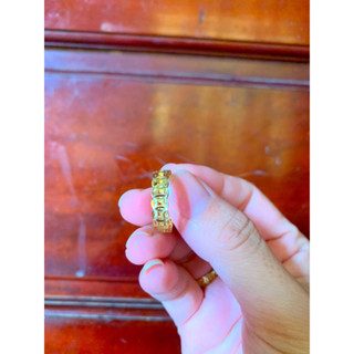 nhẫn kim tiền đồng đeo huyết áp không phai cho nam nữ