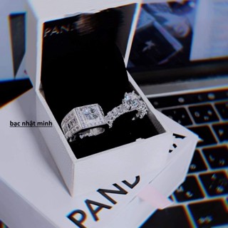 Nhẫn đôi bạc ta, cao to dày dặn cao cấp - BẠC NHẬT MINH