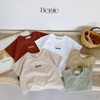 Áo thun cotton in logo Bernie FASHION cho bé