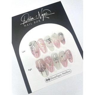 46 Nailbox thiết kế tiểu thư hồng sang chảnh