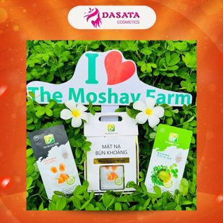Mặt Nạ Bùn Khoáng Sữa Dê Nghệ Đỏ, Chùm Ngây Rau Má Moshav Farm Ngăn Nám Lão Hóa Làm Sạch Cấp Ẩm Trắng Nuôi Dưỡng Làn Da