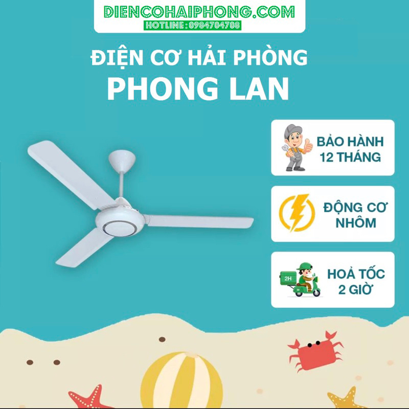 Quạt Trần 3 cánh Phong Lan CF56PL-S