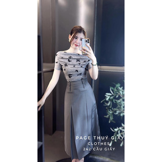 CHÂN VÁY LI SÚP KÉP TÚI TRƯỚC