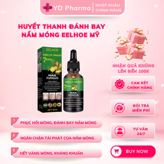 Dưỡng Nấm Móng Tay Chân, Huyết Thanh Phục Hồi Thối Móng King of Zinger Mỹ NAIL FUNGUS, Móng Cứng, Đẹp 50ml| YD Pharma