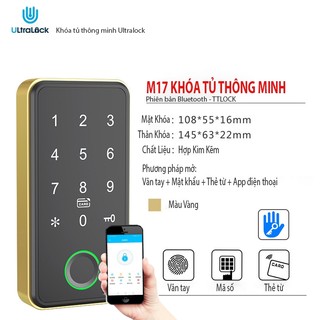  Khóa tủ ultralock M-17 phiên bản cao cấp Chức cài đặt dành cho cá nhân công ty phòng tập công cộng 