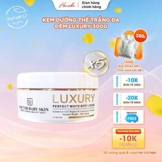 [COMBO] 5 Hộp Kem Dưỡng Thể Trắng Da Luxury Doctor Baby Skin
