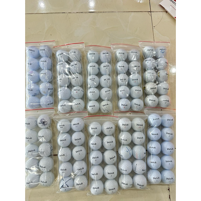 (10 ball)Bóng golf Volvik mới 95%