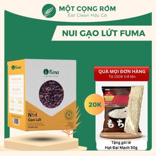 Nui Gạo Lứt FUMA 500g Thành Phần 100% Tự Nhiên, Nui Ăn Kiêng - Eatclean, Giảm Cân, Tốt Cho Sức Khỏe | Một Cọng Rơm
