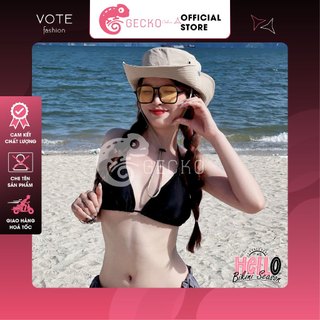 [HCM] Áo Lẻ Bikini GECKO Bra Truyền Thống 2M01-ALA (Ảnh Thật, 2 Màu Trắng Đen )