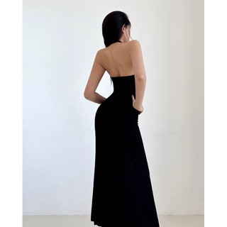 [HÀNG ĐẶT TRƯỚC] Đầm maxi cổ yếm  #770