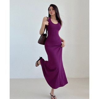 [HÀNG ĐẶT TRƯỚC] Đầm maxi cổ yếm  #770