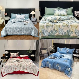 Bộ Chăn Ga Gối Lụa Thái Siêu Mát , Chăn Ga Gối Lụa Tencel đầy đủ kích cỡ hàng loại 1