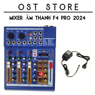 Mixer F4 Pro Phiên Bản Mới Nhất. Bàn Trộn Âm Thanh F4 Pro Âm Thanh Cực Chất, Thiết Kế Cực Đẹp. Bảo Hành 12 Tháng