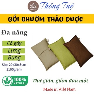 Gối Chườm Nóng Thảo Dược - Túi Chườm Thảo Dược Đa Năng - Giảm đau cổ gáy, lưng, bụng
