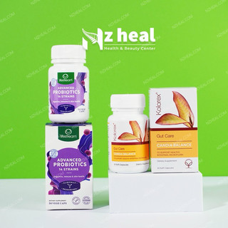 Bộ đôi giảm nấm, tăng lợi khuẩn: Men Vi Sinh Lifestream Probiotic 30v và Viên giảm nấm Kolorex Candida 30v - NZHEAL