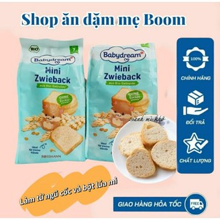 Bánh mì khô hữu cơ BabyDream cho bé từ 7 tháng tuổi