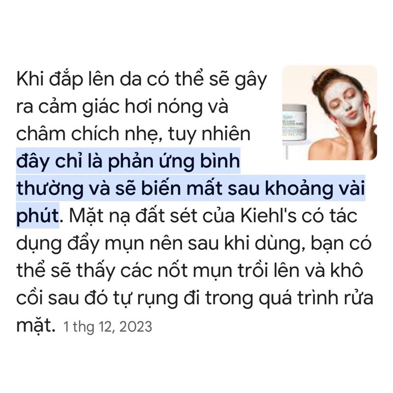 Mặt Nạ Đất Sét Kiehl's Thanh Lọc Da | Mask Sét Giảm Mụn Se Lỗ Chân Lông 14ml | BigBuy360 - bigbuy360.vn