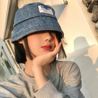 Mũ Bucket Jean Thời Trang Unisex Nam Nữ Đều Đội Được có Sẵn 