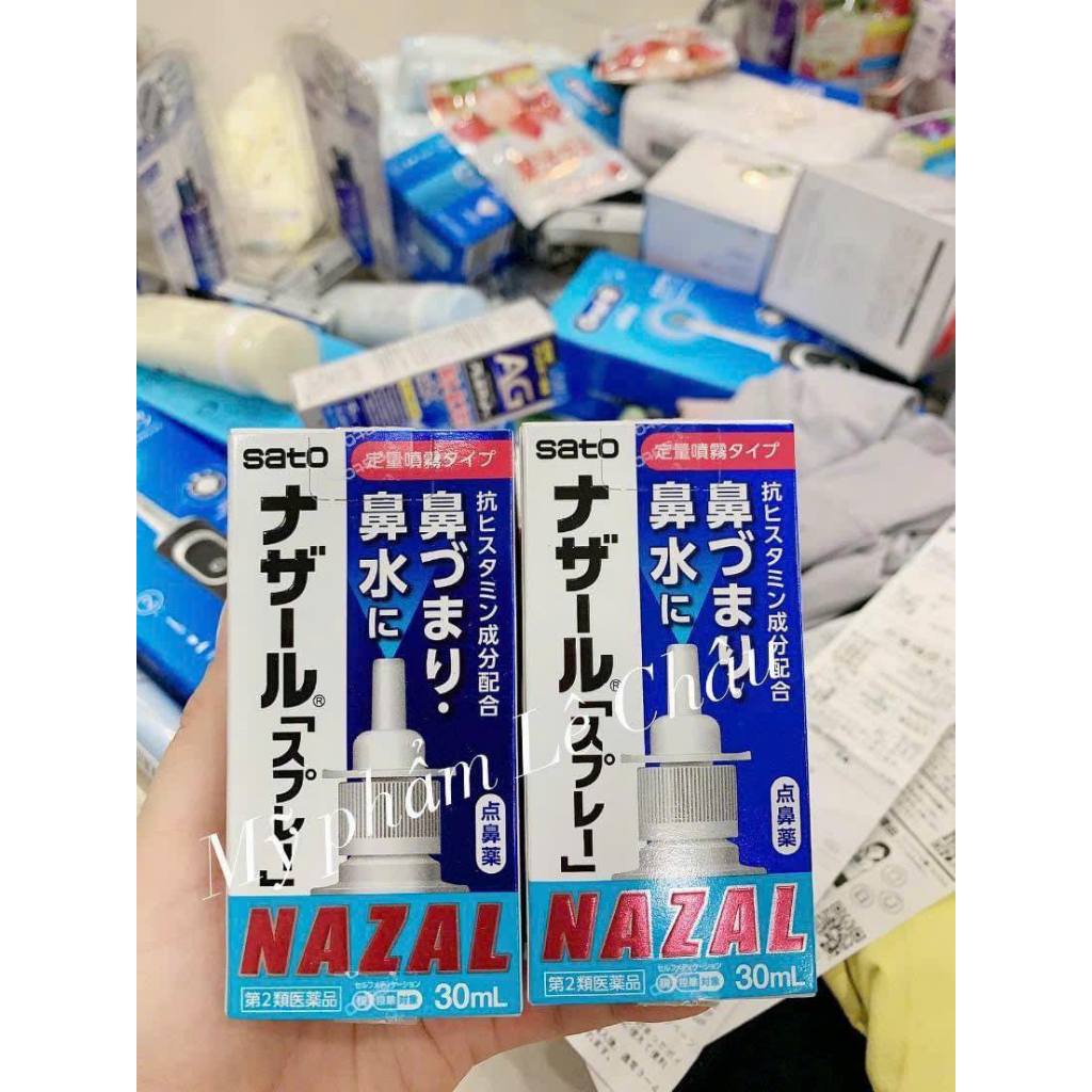 (Nội địa Nhật ) XỊT MŨI GIẢM NGHẸT MŨI, SỔ MŨI NAZAL NHẬT BẢN 30ML