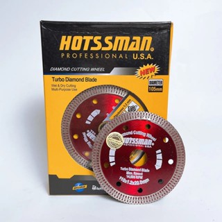 Hộp 10 lưỡi cắt gạch đa năng Hotssman Đỏ USA - 105mm | Lưỡi cắt đá, gạch men, gạch bóng kính...