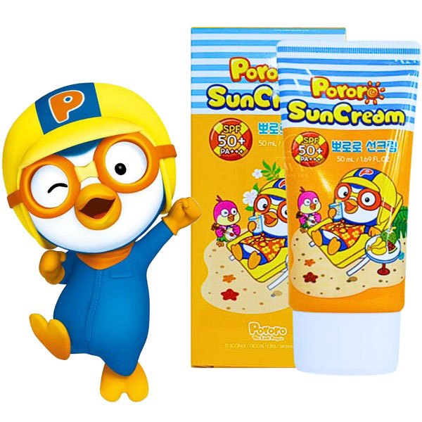 Kem chống nắng trẻ em Pororo Sun Cream SPF50+ PA+++ 50ml mẫu mới 2024