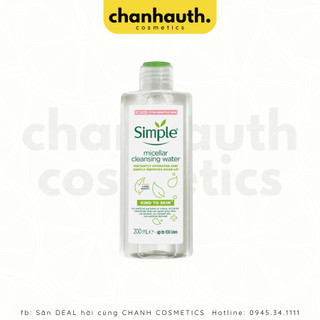 Nước tẩy trang simple 200ml